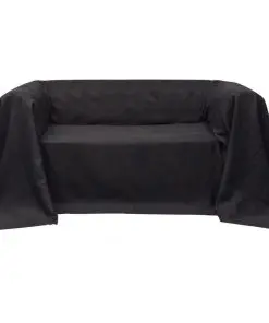 vidaXL Micro-suede Couch Slipcover Anthracite 140 x 210 cm