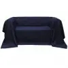vidaXL Micro-suede Couch Slipcover Navy Blue 210 x 280 cm vidaXL Micro-suede Couch Slipcover Navy Blue 210 x 280 cm