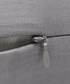 vidaXL 4 Grey Cushion Covers Cotton 80 x 80 cm