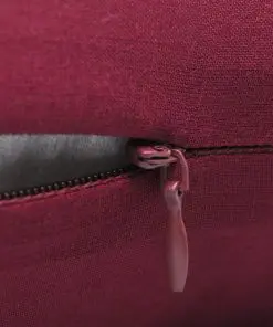 vidaXL 4 Burgundy Cushion Covers Cotton 40 x 40 cm