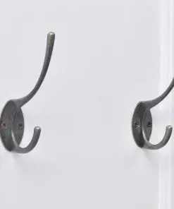 vidaXL Coat Racks 2 pcs White