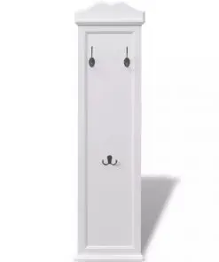 vidaXL Coat Racks 2 pcs White