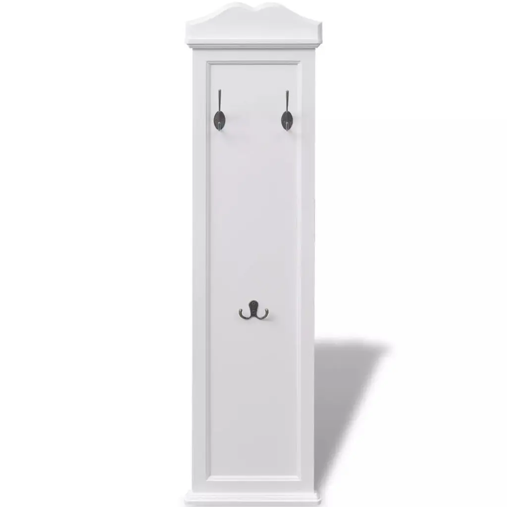 vidaXL Coat Racks 2 pcs White
