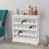 vidaXL Wine Cabinet “Abreu” White