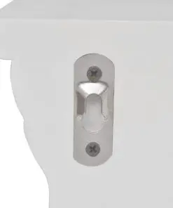 vidaXL Wall Shelves “Aaliyah” 2 pcs White