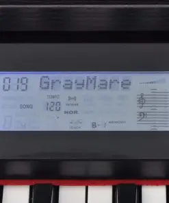 vidaXL 88-Key Digital Piano with Pedals Black Melamine Board