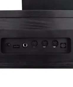 vidaXL 88-Key Digital Piano with Pedals Black Melamine Board