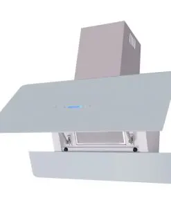 vidaXL Range Hood with Touch Display White 900 mm