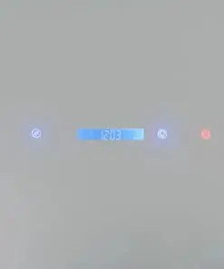 vidaXL Range Hood with Touch Display White 900 mm