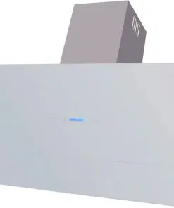 vidaXL Range Hood with Touch Display White 900 mm