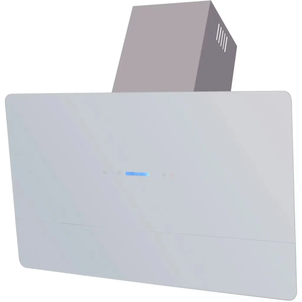 vidaXL Range Hood with Touch Display White 900 mm