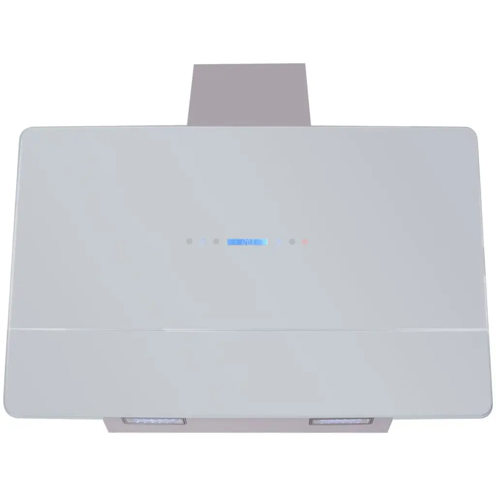vidaXL Range Hood with Touch Display White 900 mm