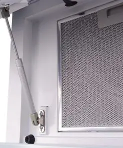 vidaXL Range Hood with Touch Display White 900 mm