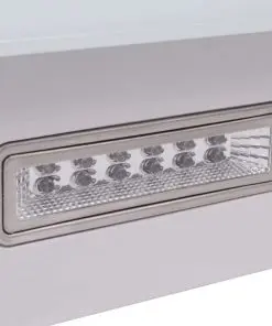 vidaXL Range Hood with Touch Display White 900 mm