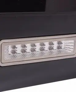 vidaXL Range Hood with Touch Display Black 900 mm