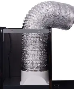 vidaXL Range Hood with Touch Display Black 900 mm