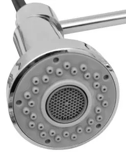 vidaXL Kitchen Pull Out Mixer Tap Brass