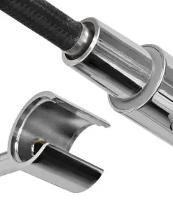 vidaXL Kitchen Pull Out Mixer Tap Brass