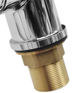 vidaXL Kitchen Pull Out Mixer Tap Brass