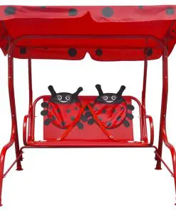vidaXL Kids Swing Seat Red