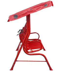 vidaXL Kids Swing Seat Red