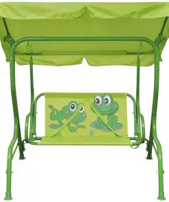 vidaXL Kids Swing Seat Green