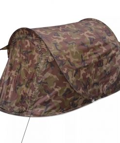 vidaXL 2-person Pop-up Tent Camouflage