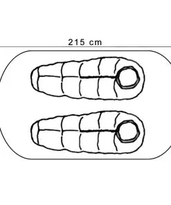 vidaXL 2-person Pop-up Tent Camouflage