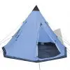 vidaXL 4-person Tent Blue vidaXL 4-person Tent Blue