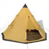 vidaXL 4-person Tent Yellow vidaXL 4-person Tent Yellow