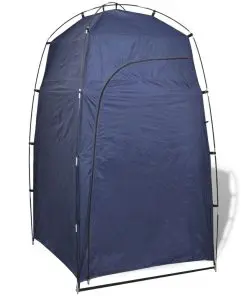 vidaXL Shower/WC/Changing Tent Blue
