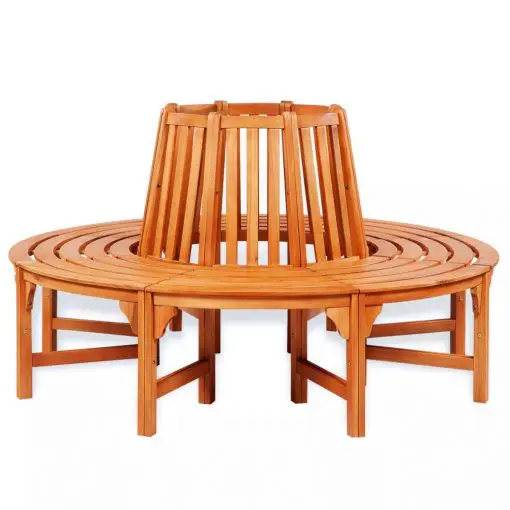 vidaXL Tree Bench Ø 160 cm Wood