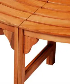 vidaXL Tree Bench Ø 160 cm Wood