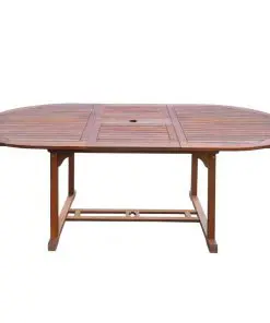 vidaXL 7 Piece Outdoor Dining Set Solid Acacia Wood