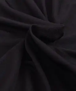 vidaXL Stretch Couch Slipcover Black Polyester Jersey