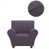 vidaXL Stretch Couch Slipcover Anthracite Polyester Jersey vidaXL Stretch Couch Slipcover Anthracite Polyester Jersey