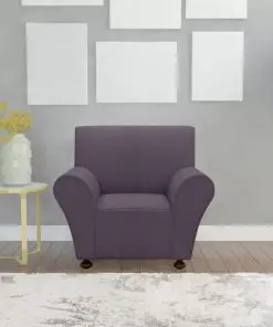 vidaXL Stretch Couch Slipcover Anthracite Polyester Jersey