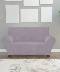 vidaXL Stretch Couch Slipcover Grey Polyester Jersey