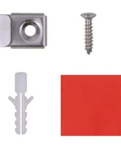 vidaXL Frameless Mirror Tiles Glass 8 pcs 20.5 cm