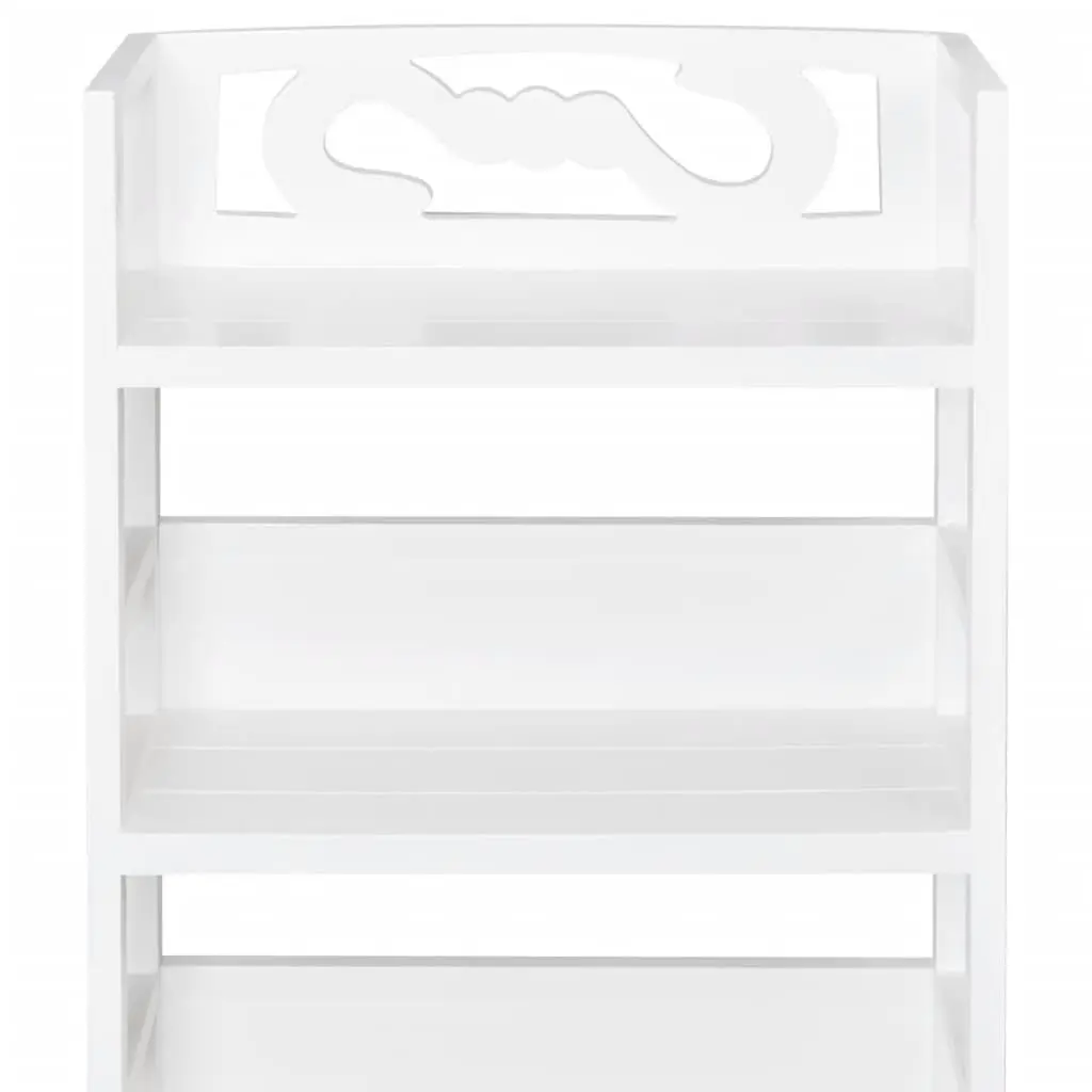 vidaXL Bathroom Cabinet Albuquerque Wood White 46x24x117.5 cm