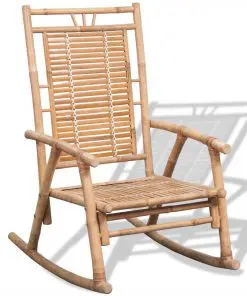 vidaXL Rocking Chair Bamboo
