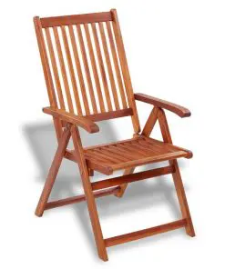 vidaXL 7 Piece Outdoor Dining Set Solid Acacia Wood