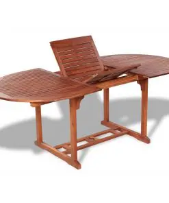 vidaXL 7 Piece Outdoor Dining Set Solid Acacia Wood