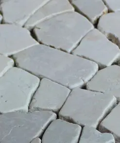 vidaXL Mosaic Tiles 11 pcs Marble Gold 1 m²