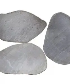 vidaXL Garden Stepping Stones 3 pcs River Stone