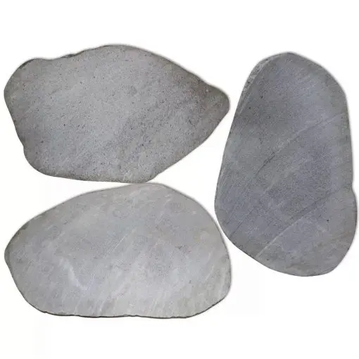 vidaXL Garden Stepping Stones 3 pcs River Stone