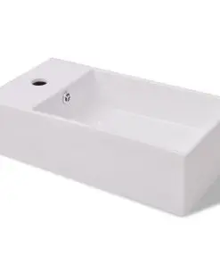 vidaXL Three Piece Bathroom Furniture and Basin Set Black