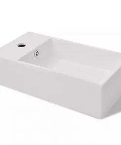 vidaXL Three Piece Bathroom Furniture and Basin Set Beige