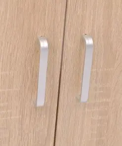 vidaXL Nine Piece Bathroom Furniture and Basin Set Beige