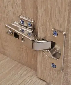 vidaXL Nine Piece Bathroom Furniture and Basin Set Beige